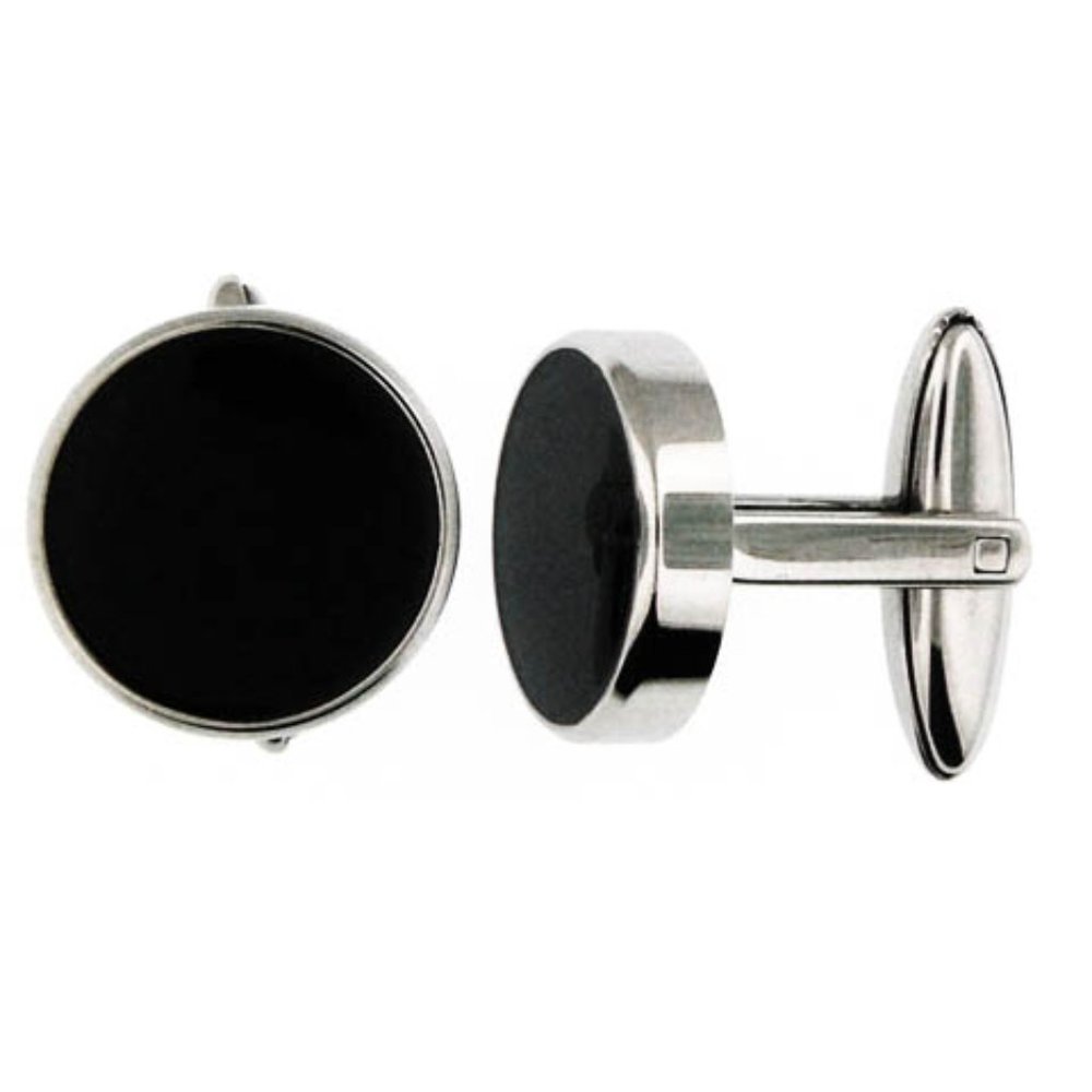 2 FOR $60! Men's Sombria Stainless Steel Cufflinks